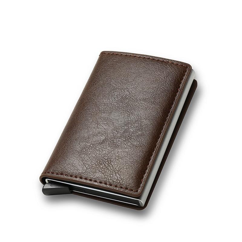 Vintage Mini Men's Leather Wallets For Card Money