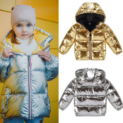 Children Winter Jacket Casual Hooded Coat - Sheseelady