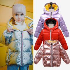 Children Winter Jacket Casual Hooded Coat - Sheseelady