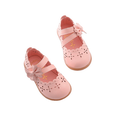 Lovely Breathable Hollow Out Bowtie Princess Shoes For Girls'