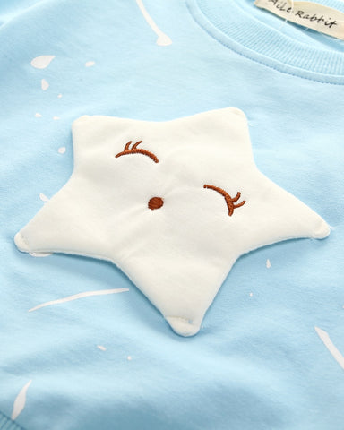 Baby Girls Banner Star Long Sleeve T Shirts - Sheseelady