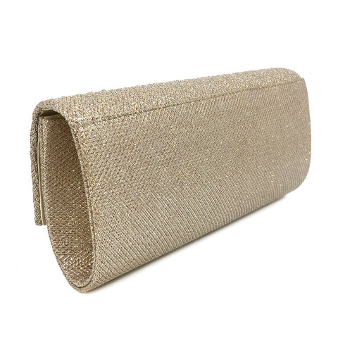 Polyester Party Banquet Glitter Clutch Bag For Girls
