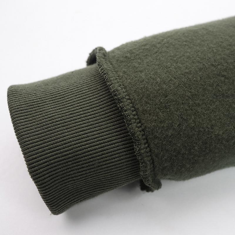 Warm Fleece Hoodies Men Sweatshirts Spring Autumn Solid White Color Hip Hop Streetwear Hoody Man's Clothing