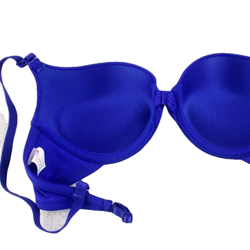 6 Colors Fashion Women Sexy Lingerie Front Closure Lace Push Up Seamless Underwire Bra Women Underwear Bras - Sheseelady