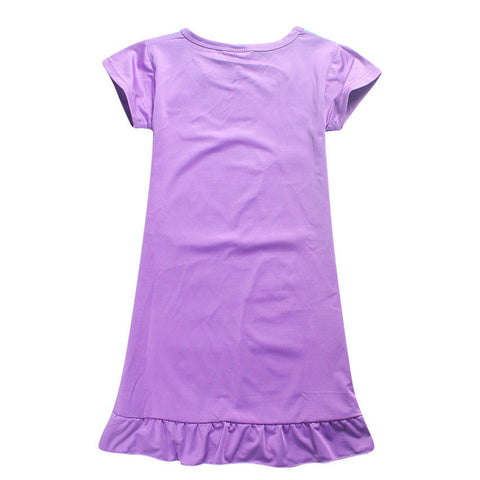 Imprimé Nightgown For Kids Girls