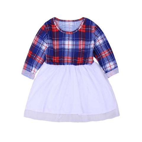 Mother Daughter Matching Clothes Sets And Short Sleeves Dot T-Shirt+Skirts