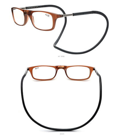 Óculos De Leitura Magneto Atualizado Unisex Ajustável Penduricelado Pescoço Magnético Presbitopic Eyeglasses +1.00 +1.50 +2.00 +3.00