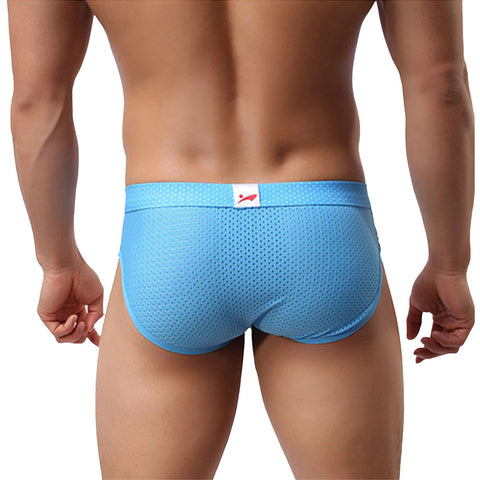Hot Men's Sexy Underwear U Convex Design Liso Longo Bulge Bolsa Shorts Shorts Shorts Shorts