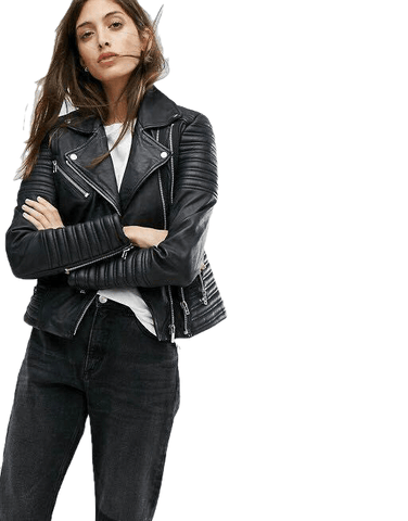 נשים אופנה חדשה חלקה אופנוע דמוי עור מעילים נשים שרוול ארוך סתיו חורף אופנוען לבוש רחוב שחור ורוד מעיל