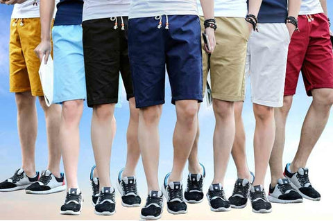 New Shorts Men Casual Beach Homme Quality Bottoms Elastic Waist Fashion Brand Boardshorts Plus Size 5Xl