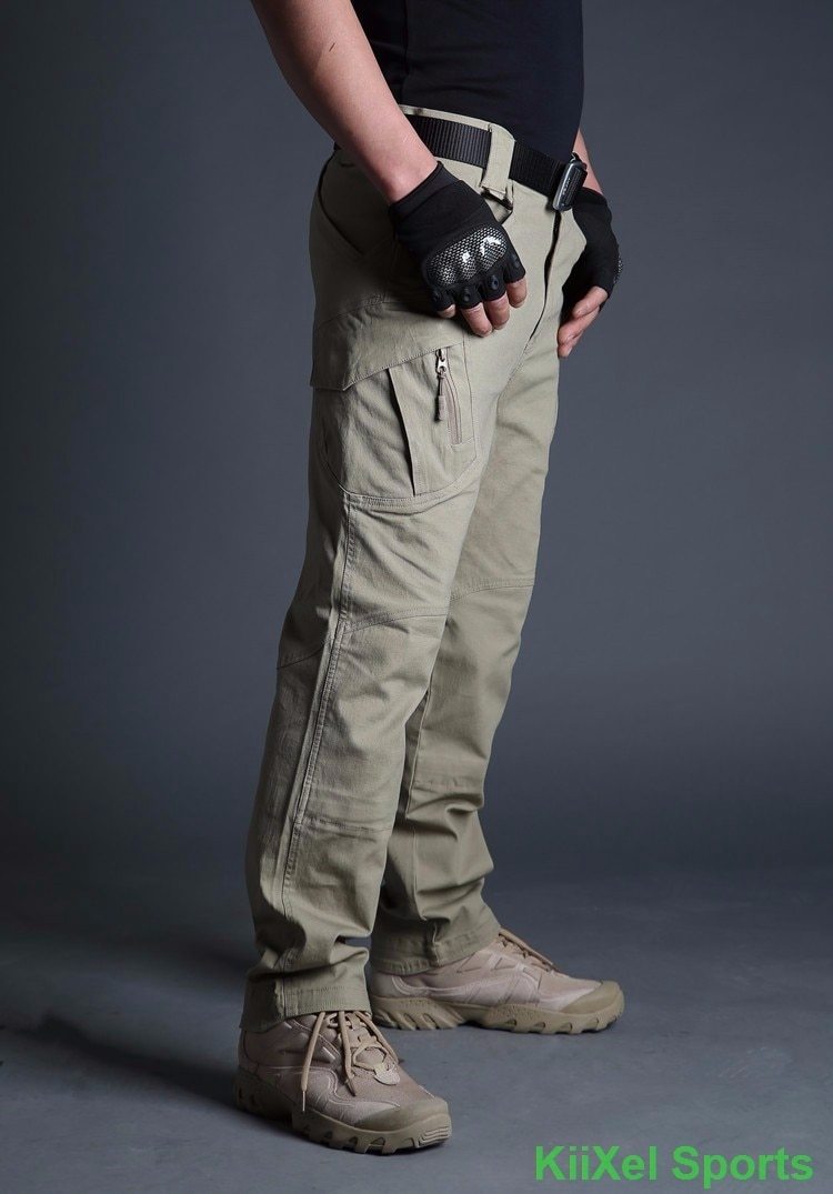 Military Cargo Combat Trousers - Cotton Casual Pants