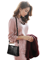 Fashion Women Pu Leather Vintage Small Messenger Bag - Sheseelady