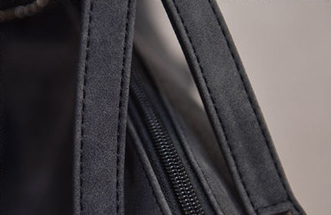 Hot Vintage Nubuck Leather Top-Handle & With Hair Ball Tassel Bag - Sheseelady