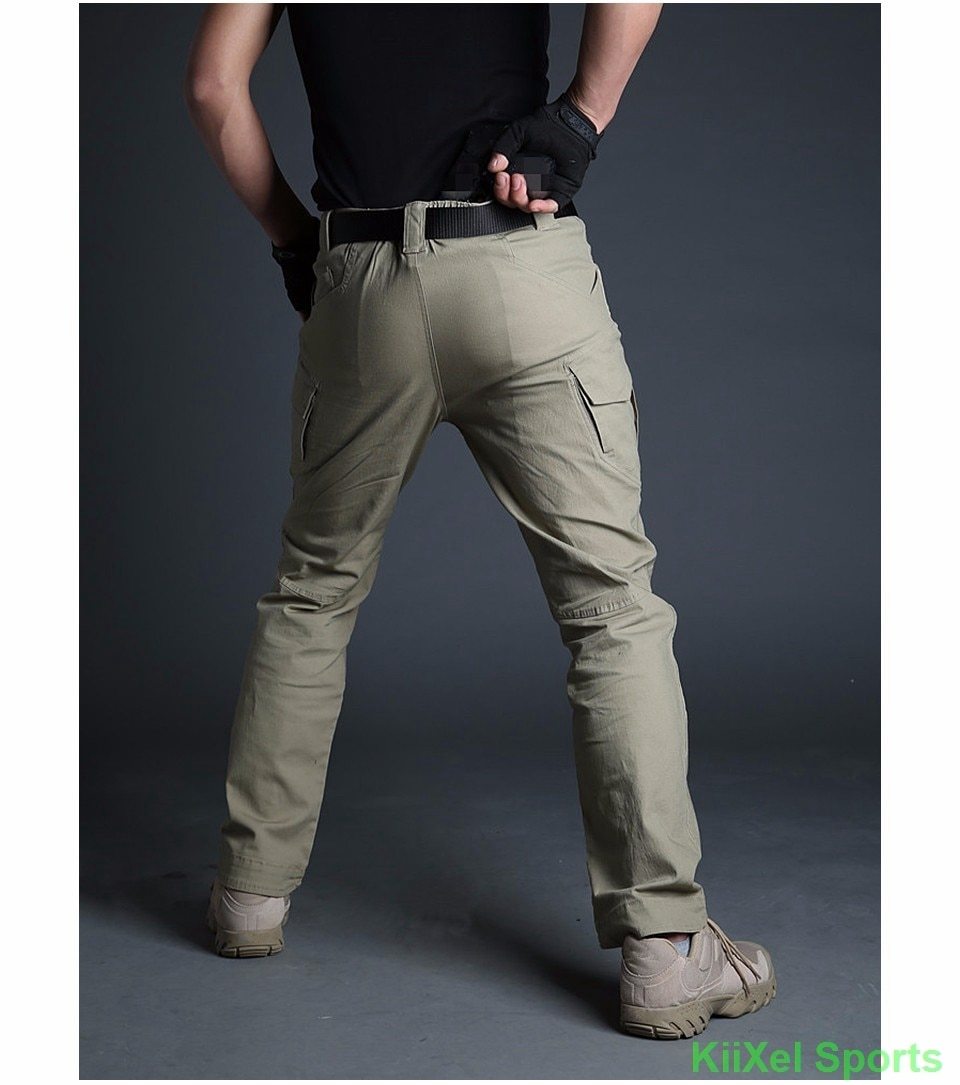 Military Cargo Combat Trousers - Cotton Casual Pants