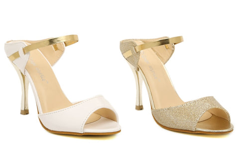 Summer Women Pumps Small Heels Wedding Shoes Gold Silver Stiletto High Heels Peep Toe Mulheres Heel Sandals Ladies Shoes