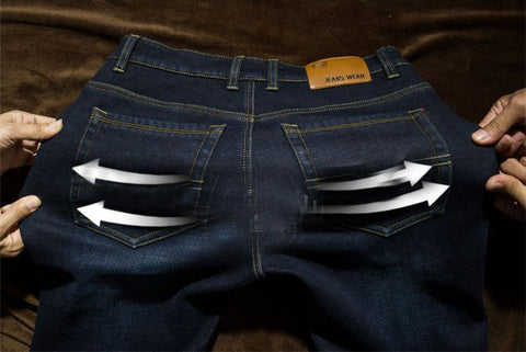פעילויות גברים ג 'ינס חם באיכות גבוהה סתיו חורף נוהרים גברים רך ג' ינס