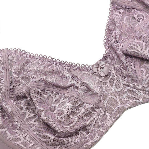 נשים לאגר שף פרספקטיבה חזיות תחרה Underwired סקסי הלבשה תחתונה רקמה פרחוני תפרחת Bh מידות גדולות