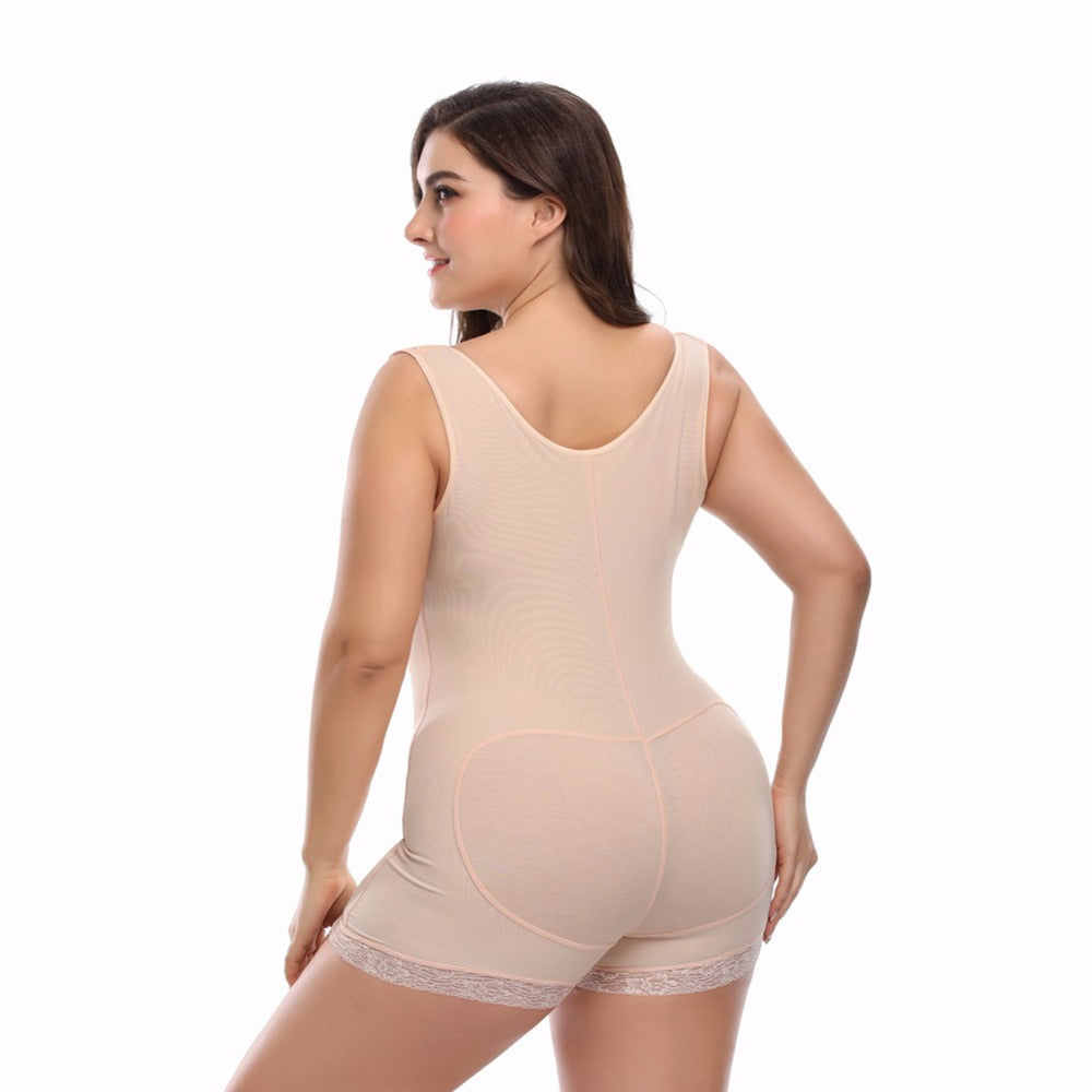 Full Body Shaper Shapewear Powernet Slimming Briefs Butt Lift Tummy Control Waist Trainer Plus Size - Sheseelady
