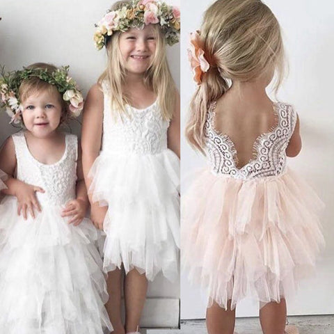 שמלות הקיץ ל "נערות בנות", שמלה לבנה של "שמלה אלגנטית",