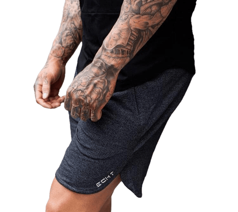 New Men Fitness Bodybuilding Shorts Man Summer Gyms Workout Male Breathable Mesh