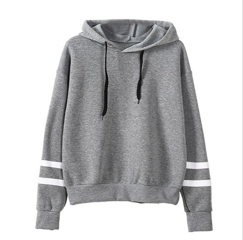 Outono Casual Long Sleeve Hooded Pullover Sweatshirts Jumper Tracksuits & Sportswear For Women
