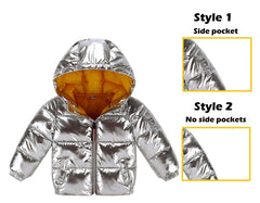 Children Winter Jacket Casual Hooded Coat - Sheseelady