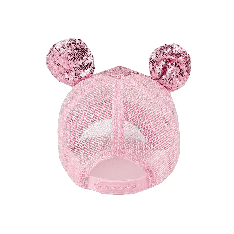 Girls' Summer Sequin Mesh Cap