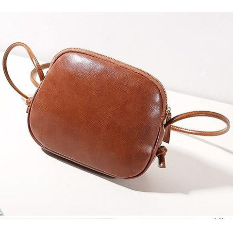 Vintage Quality Women's Small Leather Shoulder Bags