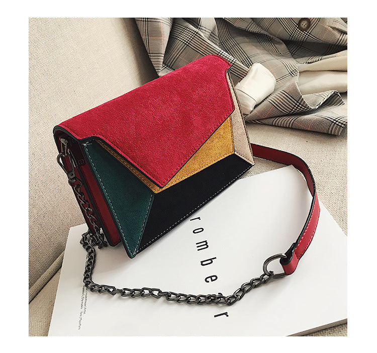 Fashion Quality Pu Leather Patchwork Messenger Criss-Cross Bag For Women - Sheseelady