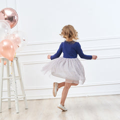 Casual Tutu Sequined Vestidos Kids Party Dresses - Sheseelady