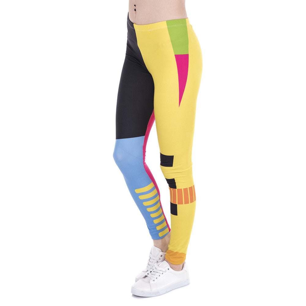 New Fashion Women Leggings Unicórnio E Doces Impressão Leggins Fitness Legging Sexy High Waist Woman Pants