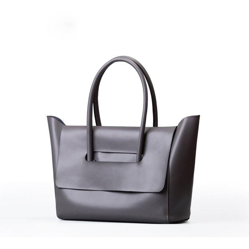 Stylish Leisure Women's Soft Genuine Leather Handbag