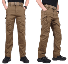 Military Cargo Combat Trousers - Cotton Casual Pants