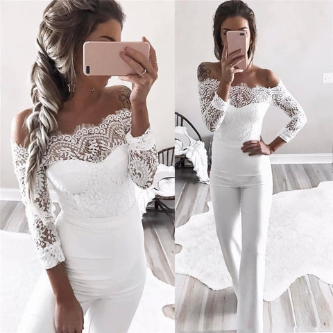 Casual Sexy Women's Long Sleeve Lace Clubwear With Embroidery