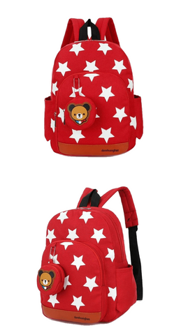 Boys Backpacks For Kindergarten Stars Printing Nylon Children Backpacks Kids Kindergarten School Bags For Baby Girls - Sheseelady