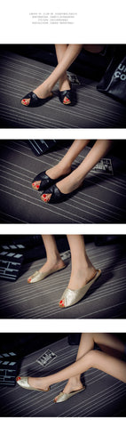 Sandales d'été pour femmes chaussures peep-toe chaussures basses sandales romaines dames tongs pantoufles