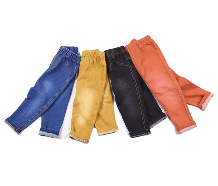 4 Colors Denim Pants And Cotton Trousers For Unisex Kids - Sheseelady
