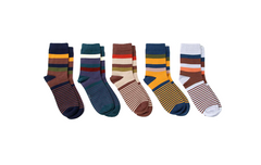 5 Pairs/Lot Combed Cotton Men'S Socks Compression Socks - Sheseelady