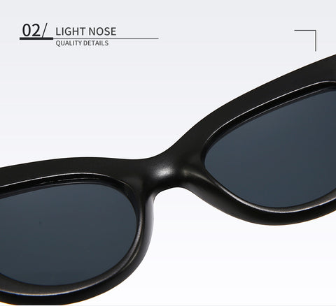 Vintage Fashionable Ladies' Cat Eye Plastic Sunglasses