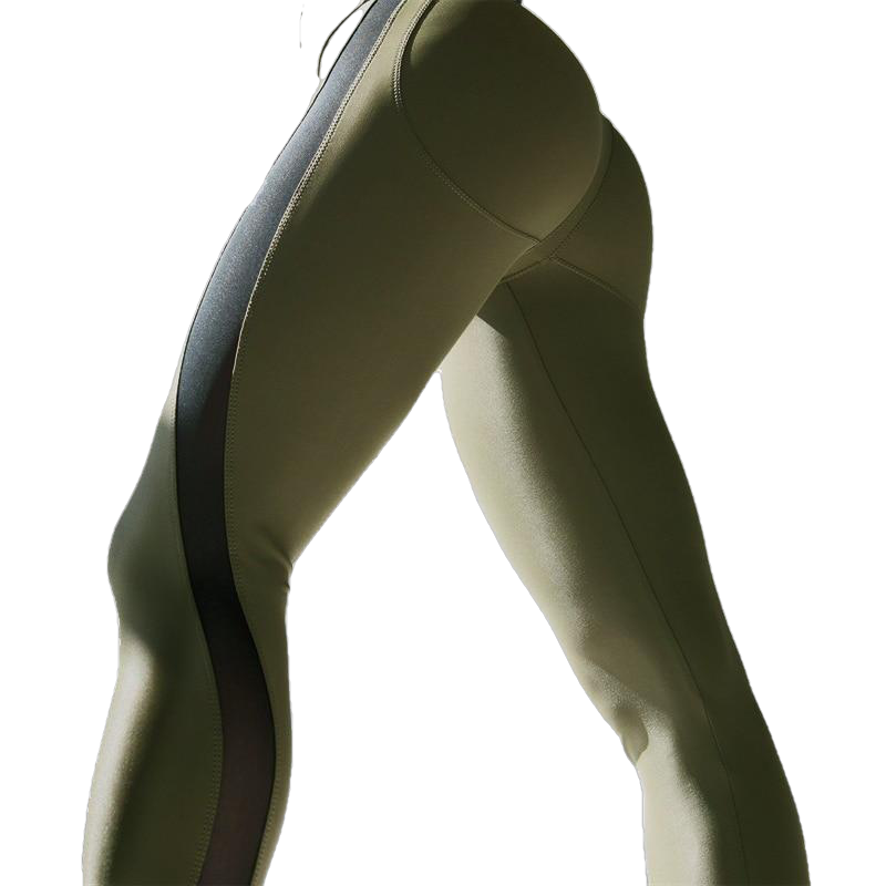 Mesh Patchwork Yoga Sport Legging Pants