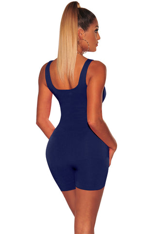Casual Sexy Women's Backless Slim Playsuit