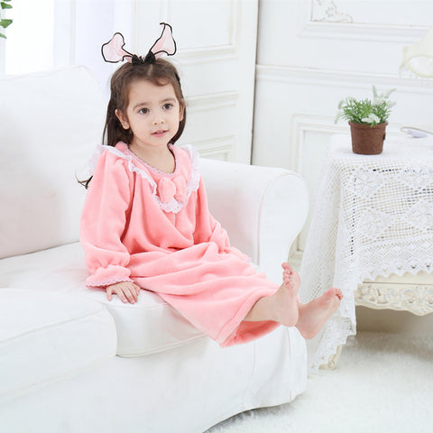 Stylish Lovely Girls' Ankle-Length Nightgowns