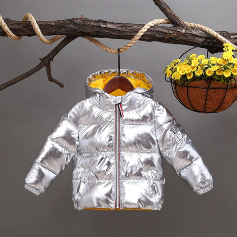 Children Winter Jacket Casual Hooded Coat - Sheseelady