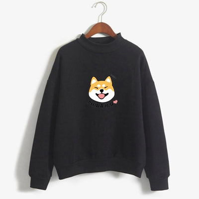 Casual Women Hoodies Fleece Autumn Cute Japanese Anime Pullover Sweatshirt