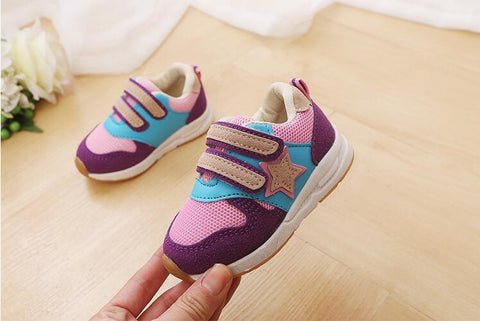 New Sport Net Mesh Respirável Casual Sneakers For Kids