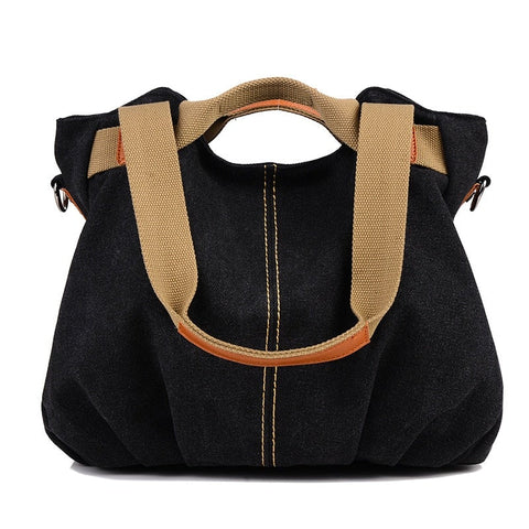 Popular Casual Women's Canvas Crossbody Bags With High Capacity
