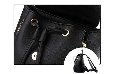 Pu Leather e Preppy Style Hasp Closure Bag para adolescentes Girls
