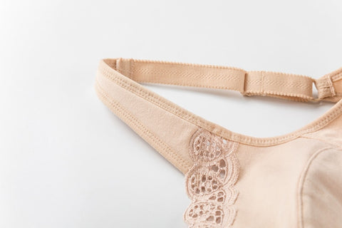 Sexy Women's Wireless Full Coverage Non-padded Cotton Lace Bra Plus Size