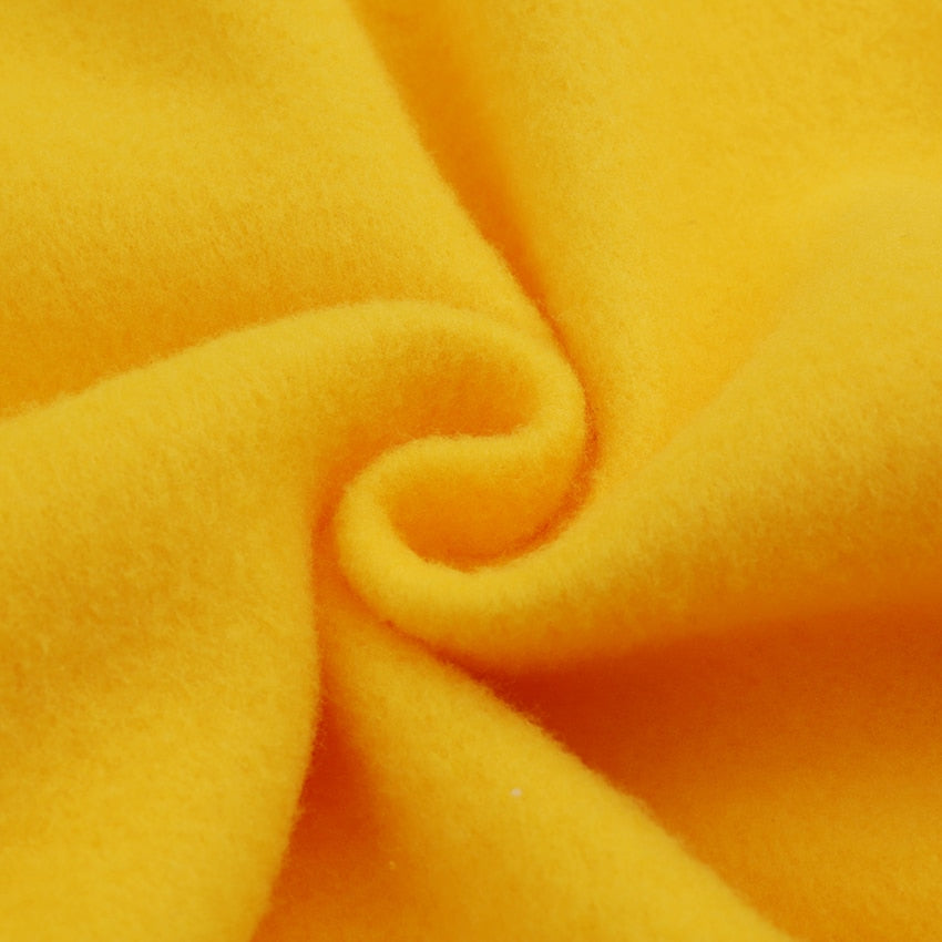 Casual Fleece Hoodies Sweatshirts Long Sleeve Yellow Girl Pullovers Loose Hooded Female Thick For Women