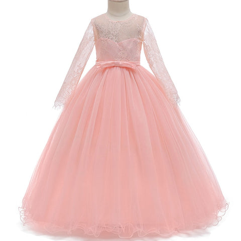 Long Evening Party Wedding Kids Dresses For Girls